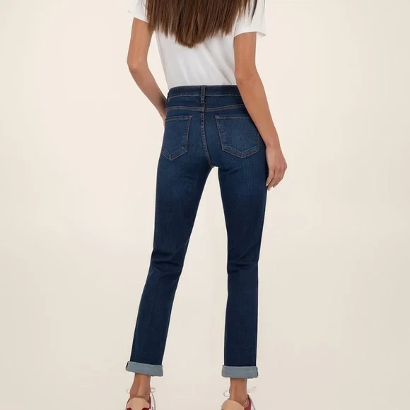Kut from the Kloth Dark Indigo Boyfriend Jeans - Picture 4 of 13